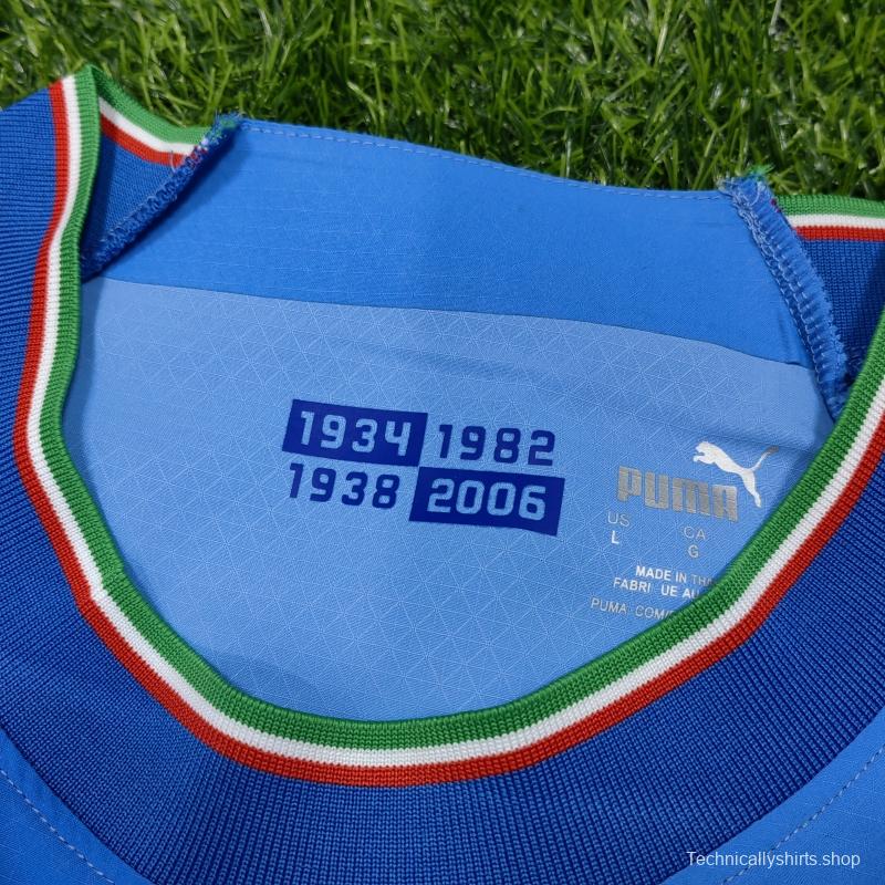 Player Version Italy Home Jersey