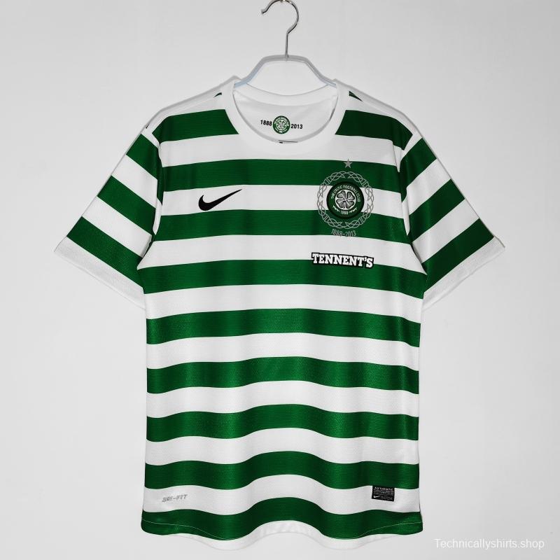 Retro 2012/13 Celtic Home 125th Anniversary Soccer Jersey