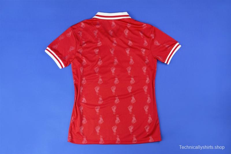 Retro 96/98 Liverpool Home Soccer Jersey