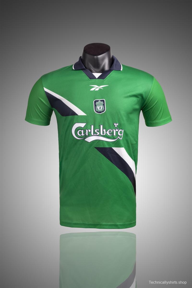 Retro 99/00 Liverpool Away Soccer Jersey