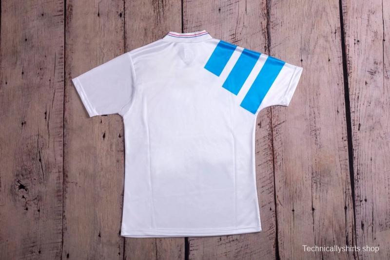 RETRO 92/93 Marseille Home Soccer Jersey