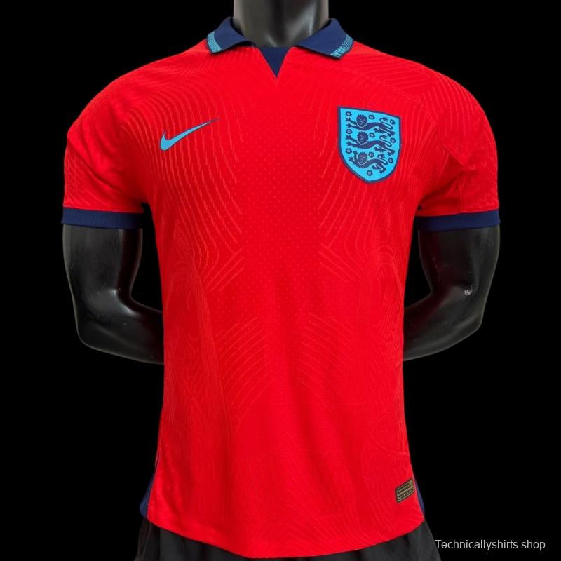 Player Version 2022 England Away Soccer Jersey