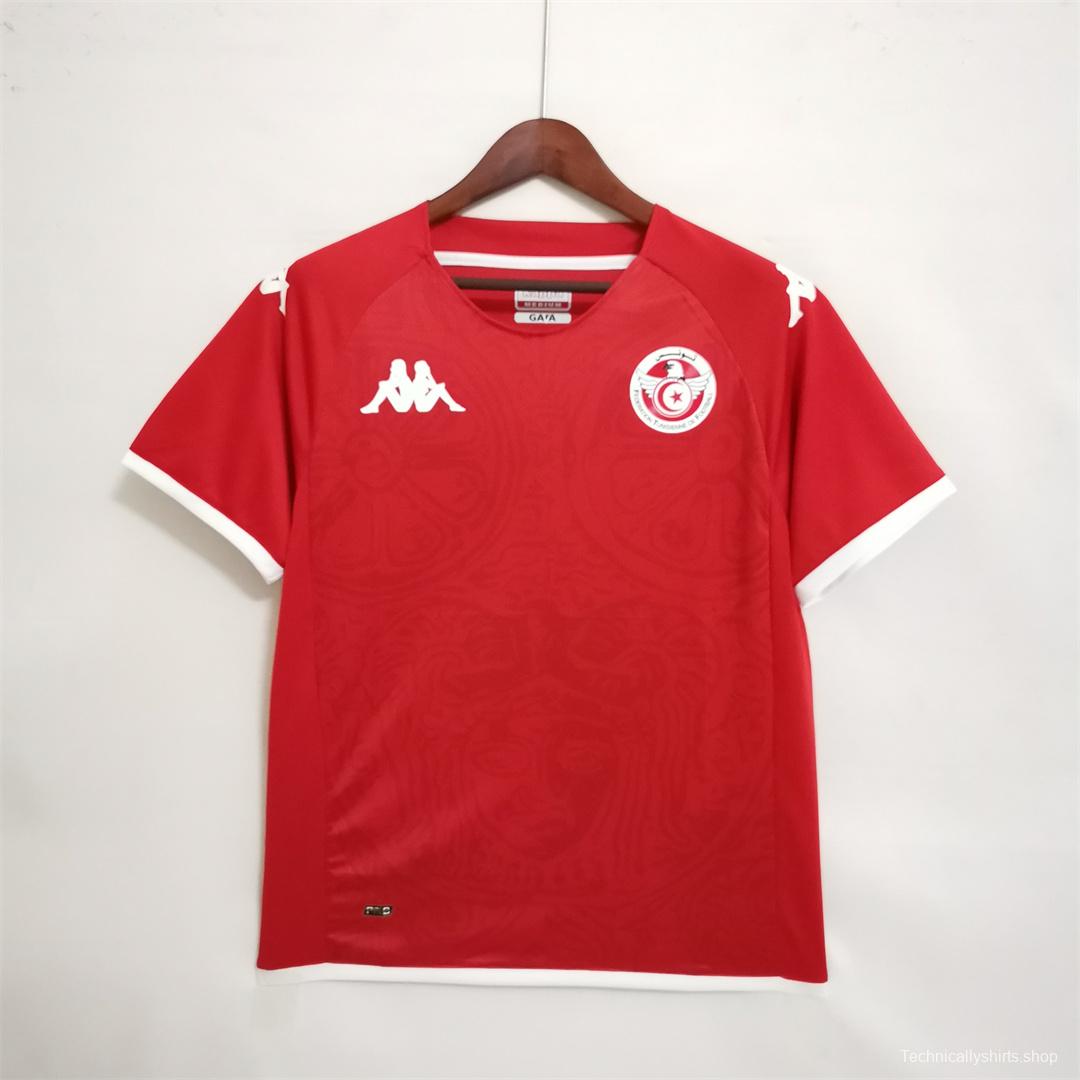 2022 Tunisia Home Soccer Jersey