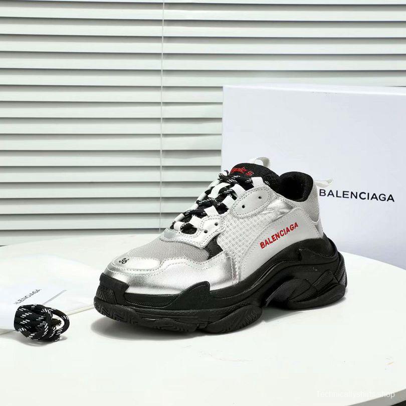 Men/Women Balenciaga Triple-S Sneaker White/Black Item 6380340