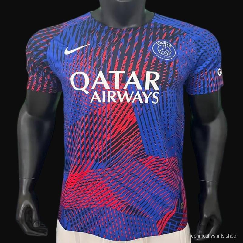 22/23 PSG Blue/Red Pre-Match Jersey