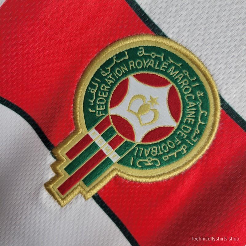 Retro 1998 Morocco Away Soccer Jersey