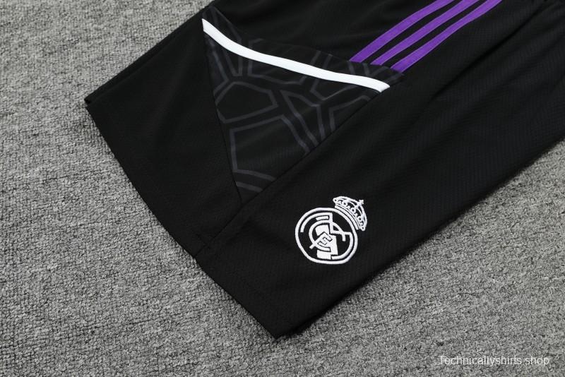 23-24 Real Madrid Purple Short Sleeve+Shorts