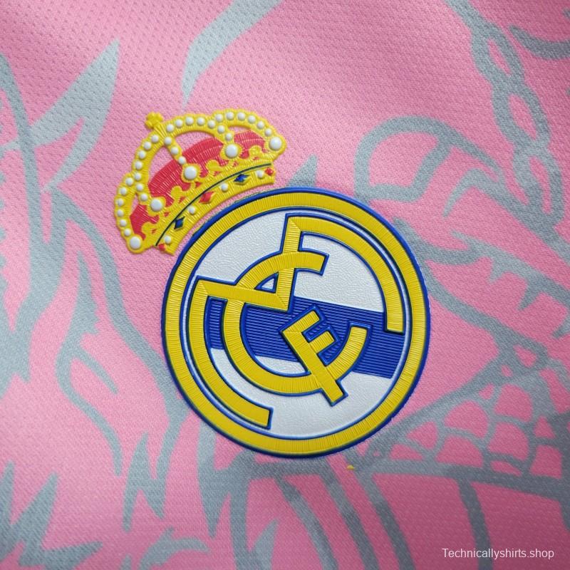 23-24 Real Madrid Dragon Pink Jersey