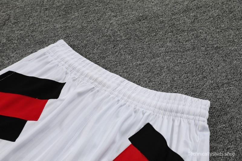 23-24 Flamengo White Remake Icon White Vest Jersey+Shorts