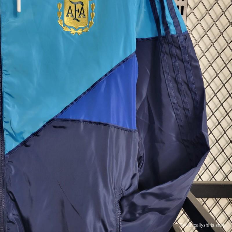 2023 Argentina Navy Blue Windbreaker