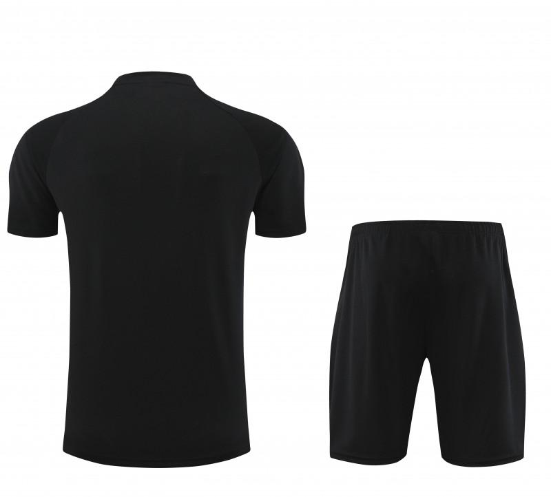 23 24 AC Milan Black Red Short Sleeve+Shorts