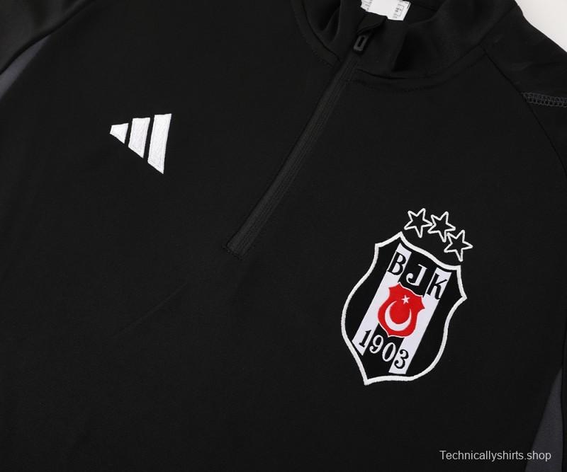 23/24 Besiktas Black Half Zipper Jacket+Pants