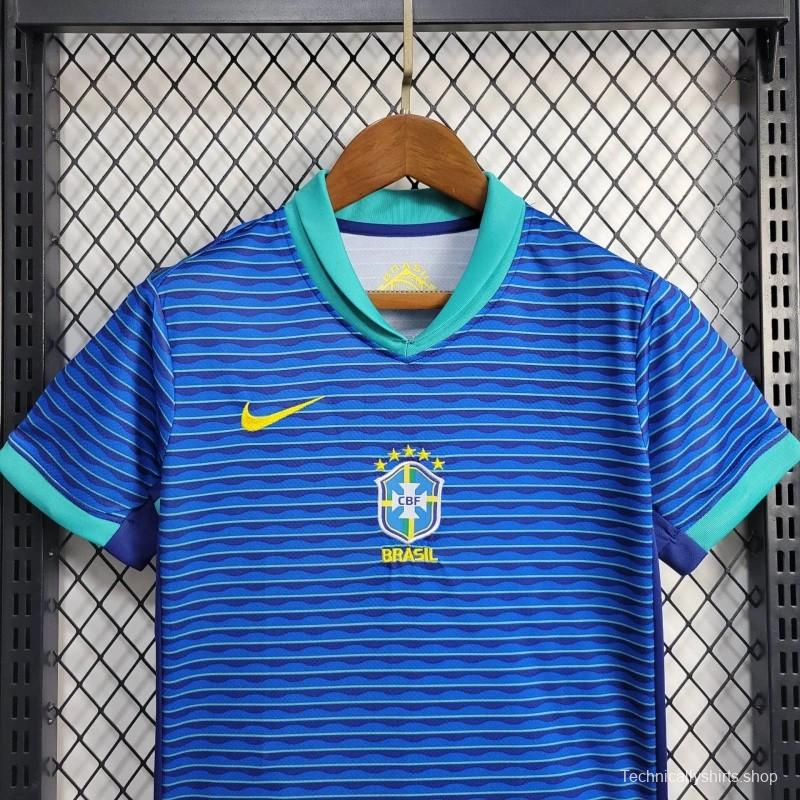 24/25 Kids Brazil Away Jersey