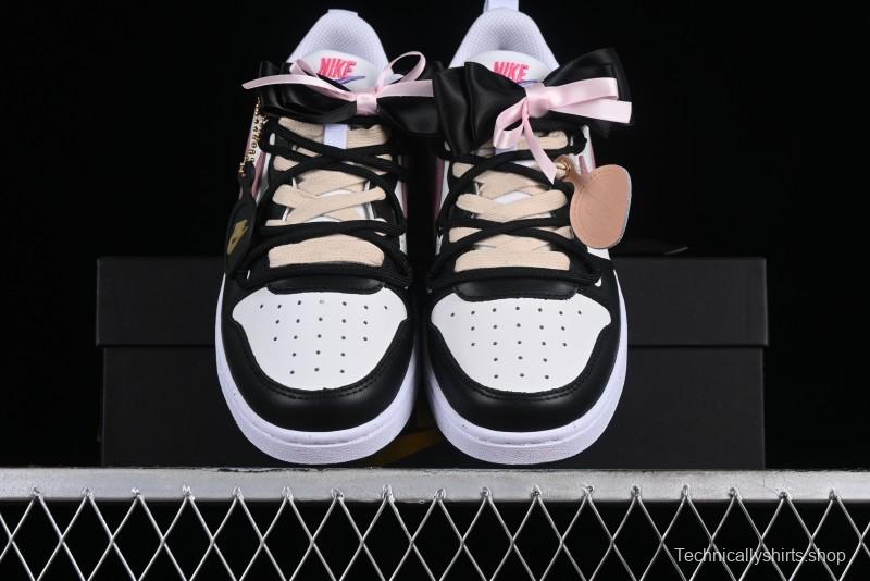 Nike Court Borough Love Rose Pink Non-Slip Wear-Resistant Low-Cut Sneakers