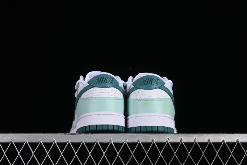 Nike SB Dunk Low White Green Skateboarding Shoes - FD9911-101