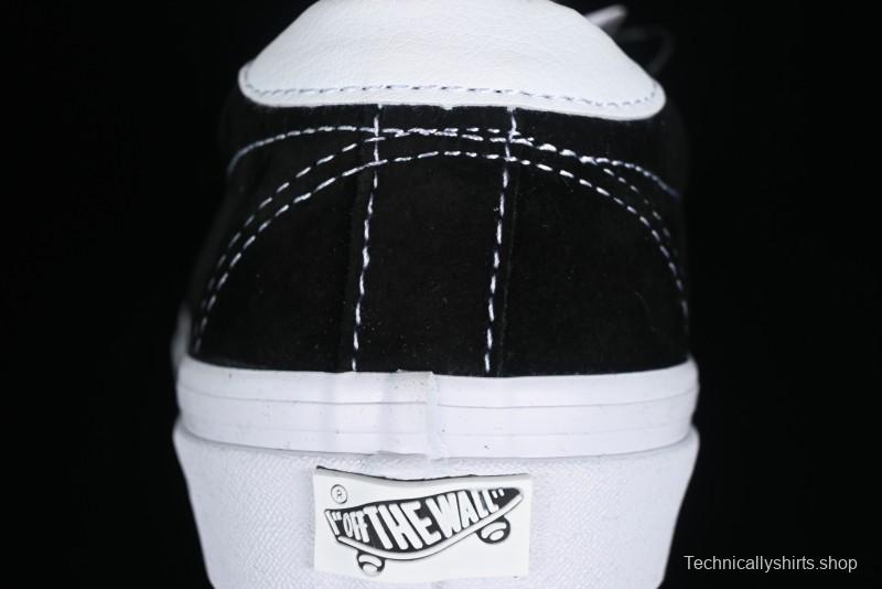 Vans Premium Sport 73 Classic Black & White Suede Low-Top Skate Shoes - VN000CR1BA2