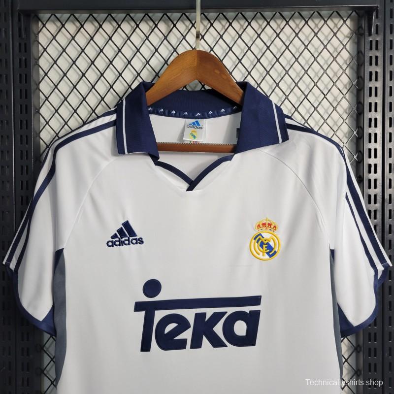 Retro 00/01 Real Madrid Home Jersey