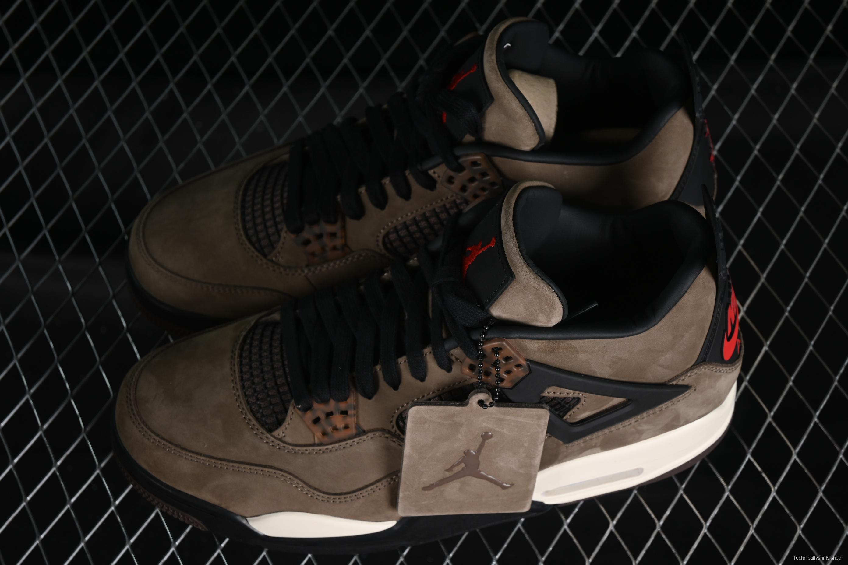 Nike Air Jordan 4 Retro TS Suede Brown - AJ4