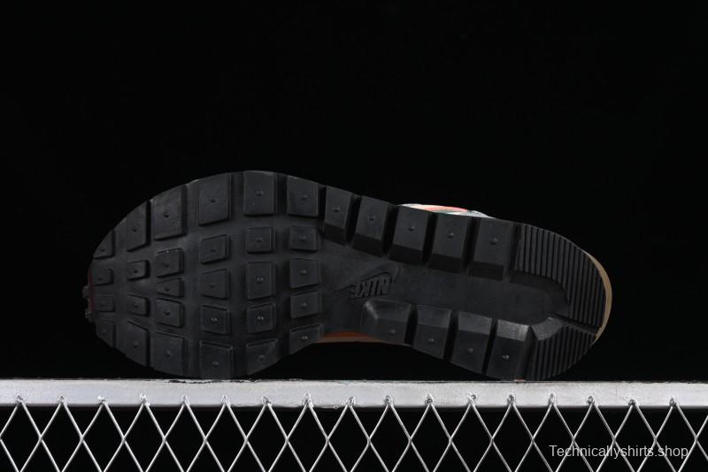 Nike Sacai VaporWaffle 3.0 Deconstructed Sneakers with Overlapping Swoosh and Dual Tongue - DD1875-107