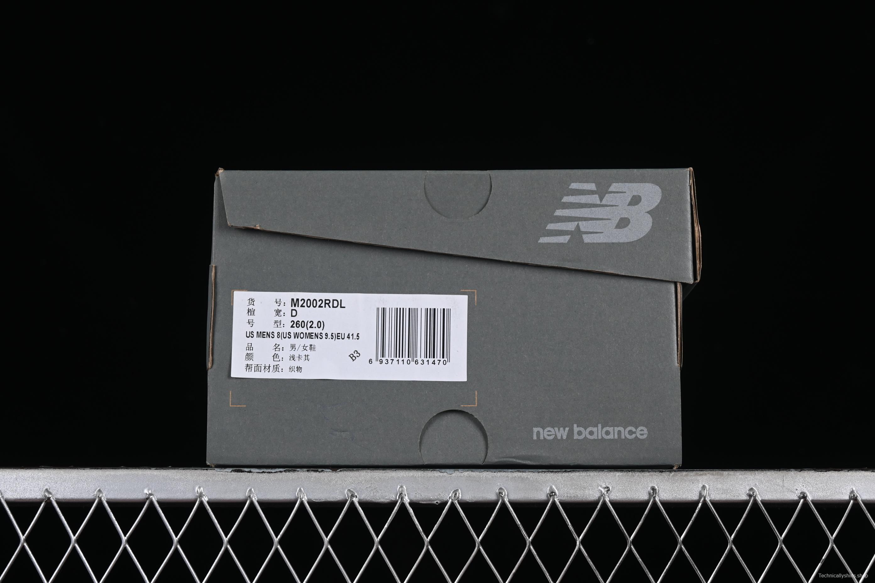 New Balance 2002 Series Retro Casual Running Shoes with Upgraded N-ERGY Cushion - M2002RDL