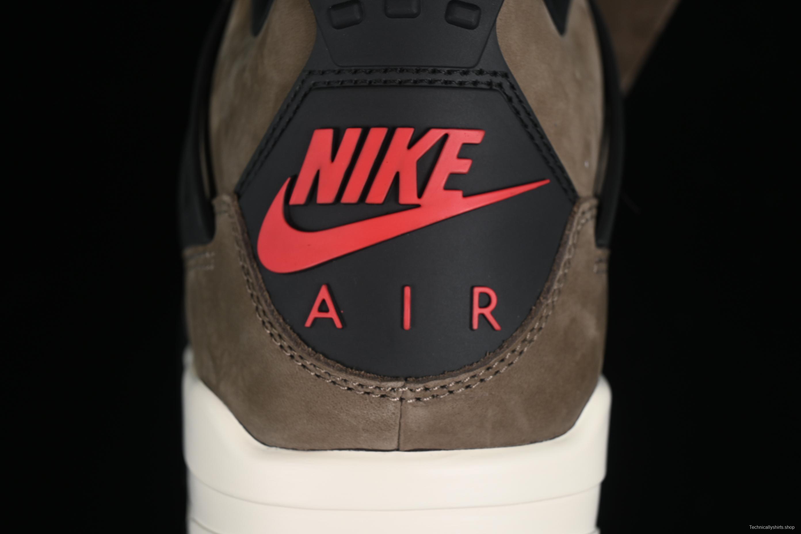 Nike Air Jordan 4 Retro TS Suede Brown - AJ4