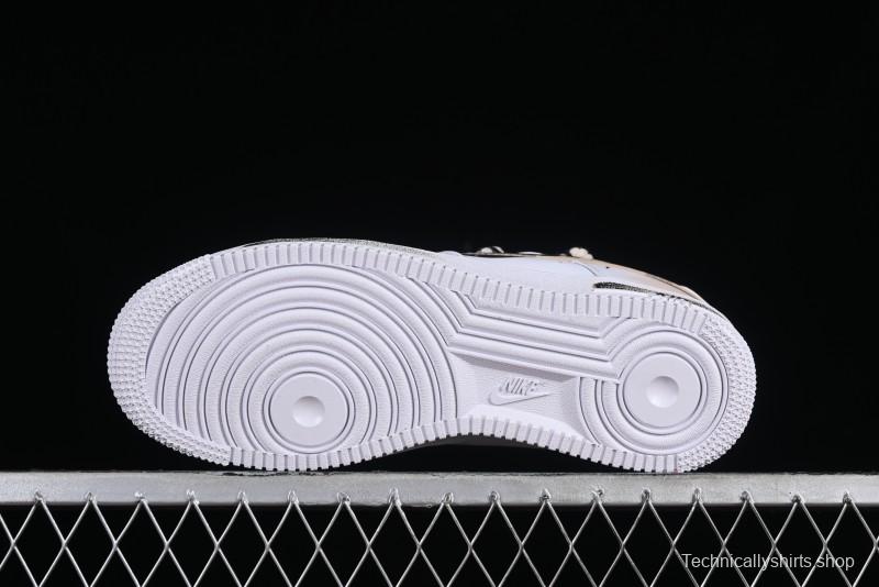 Nike Air Force 1 '07 Low Custom Anime Themed Hand-Painted Swoosh Strap Low-Top Casual Sneakers - ZH0316-013