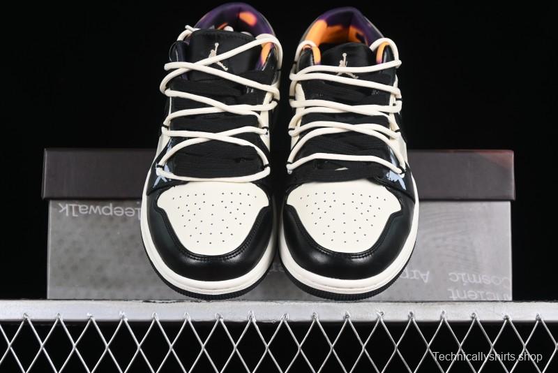 Nike Air Jordan 1 Low AJ1 Panda Prank Hip-Hop Theme - Big Shots Casual Sneakers