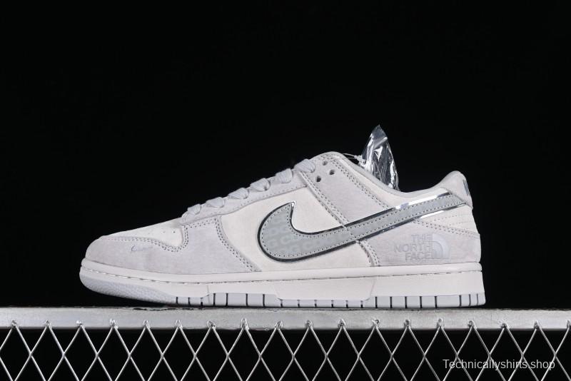Nike Dunk Low The North Face CDG Collaboration - Light Grey Skateboarding Shoes - DQ1098-338