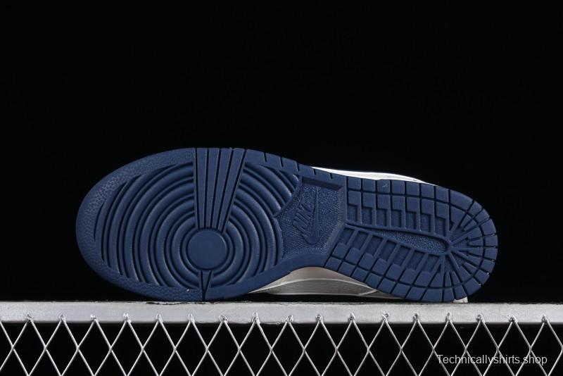 Supreme x Nike SB Dunk Low Deep Blue Colorway Low-Top Casual Skate Shoes - RM2308-238