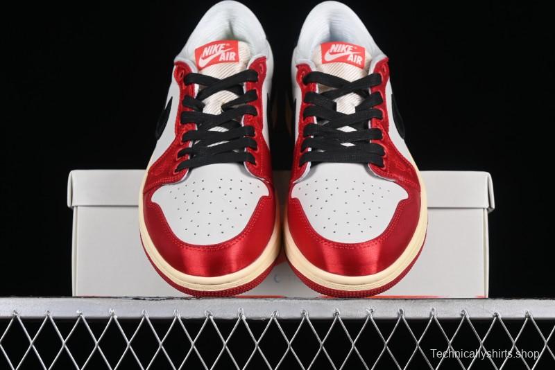 Nike Trophy Room x Jordan 1 Low OG "Away" Casual Sneakers - FN0432-100