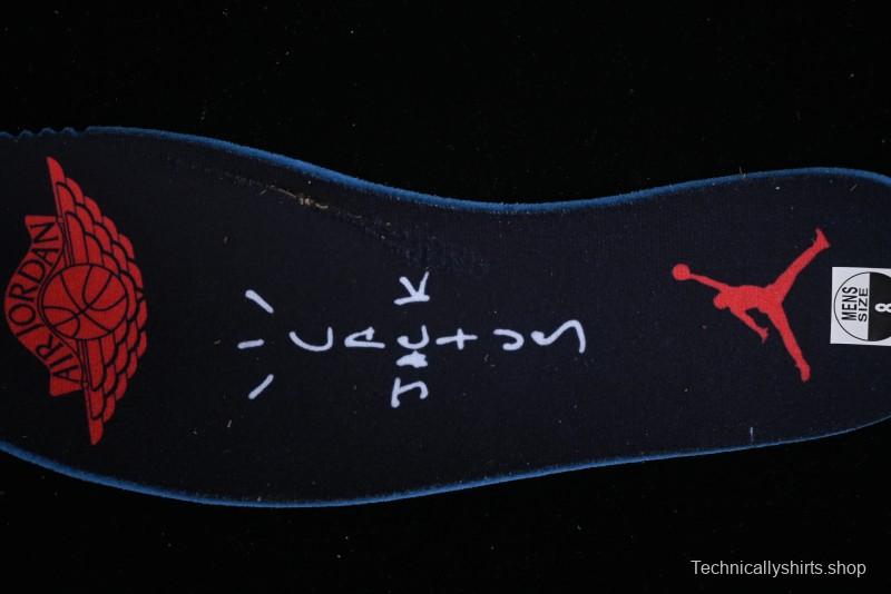 Nike Travis Scott x Air Jordan 1 Low OG AJ1 Reverse Swoosh Sneakers - DM7866-201