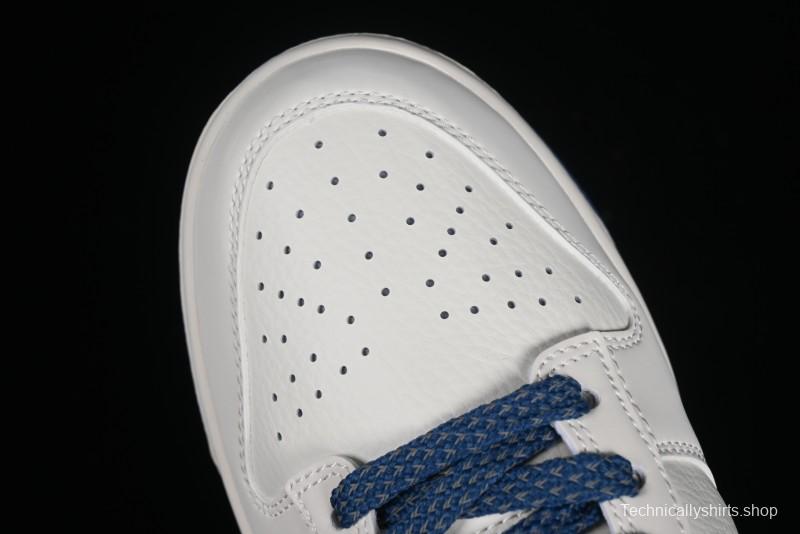 Supreme x Nike SB Dunk Low Casual Skate Shoes with Zoom Air Cushion - DQ1098-335