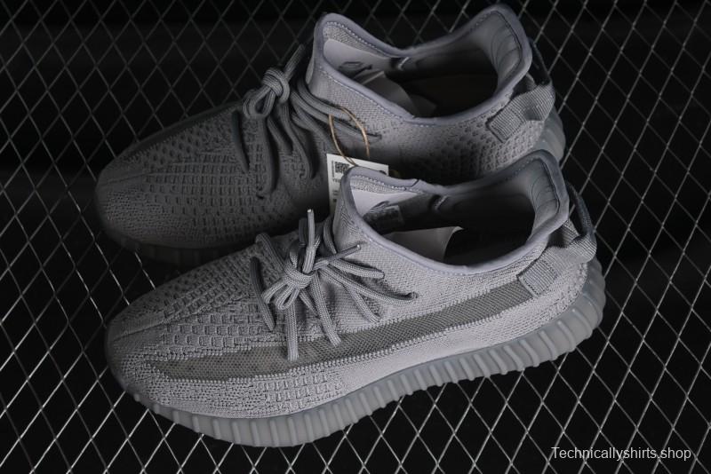 Adidas Yeezy 350 Boost V2 Running Shoes with Space Ash Colorway - IF3219