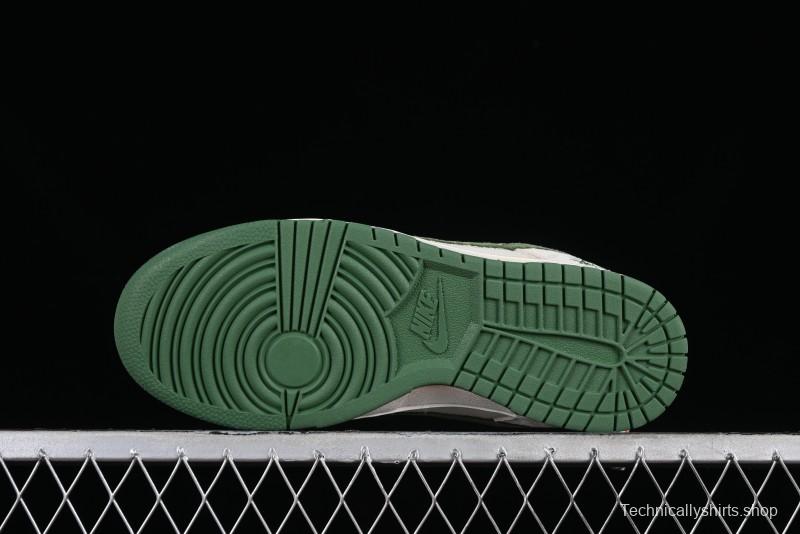 Stussy x Nike SB Dunk Low Retro Premium Casual Sneakers - DQ1098-340