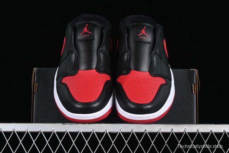 Nike Air Jordan 1 Mule Golf Shoes with Memory Foam and Rotational Traction Outsole - FJ1214-001