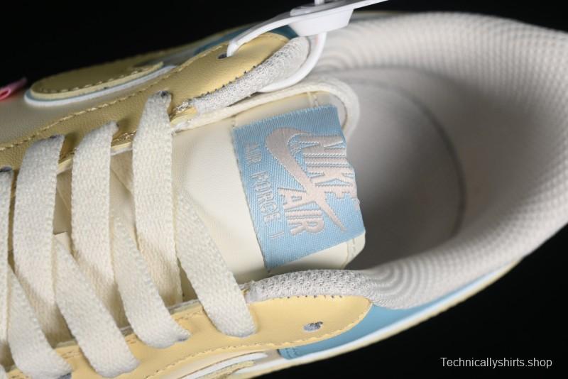 Nike Air Force 1 '07 Low Custom Casual Sneakers with Full-Length Honeycomb Air Cushion - XL2312-555