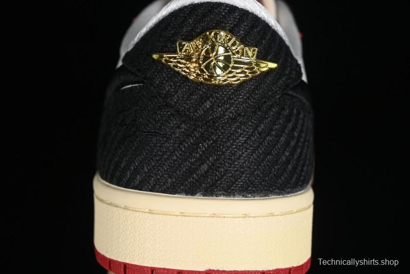 Nike Trophy Room x Jordan 1 Low OG "Away" Casual Sneakers - FN0432-100