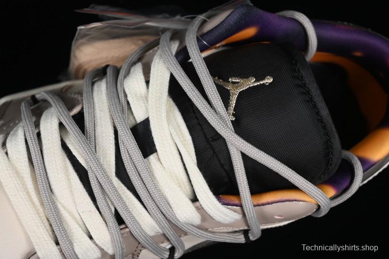 Nike Air Jordan 1 Low AJ1 Panda Prank Street Graffiti - Angel Demon Low Top Basketball Shoes - DQ8421-001