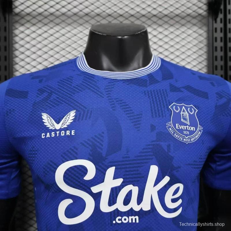 24/25 Player Version Everton Home Jersey