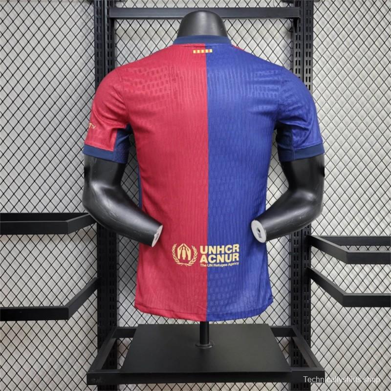 Player Version 24/25 Barcelona Coldplay Home Special Jersey