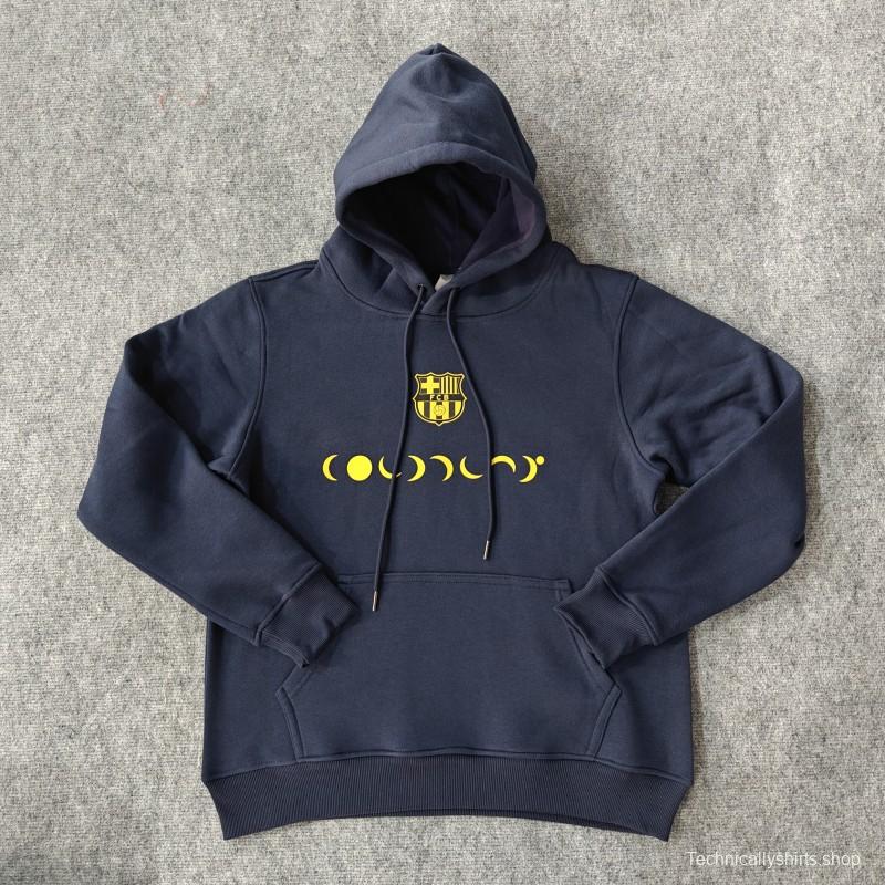 24/25 Barcelona x Coldplay Black/Navy/Red Hoodie