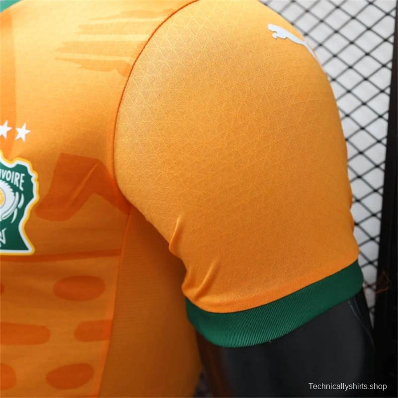 24/25 Player Version Ivory Coast Home Jersey