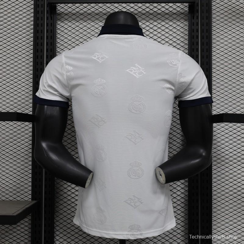 Player Version 24/25 Real Madrid White Pre-Match Jersey