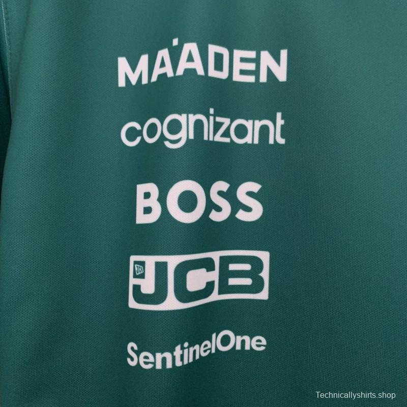 2025 F1 Formula Aston Martin Green ARAMCO #14 T-Shirt