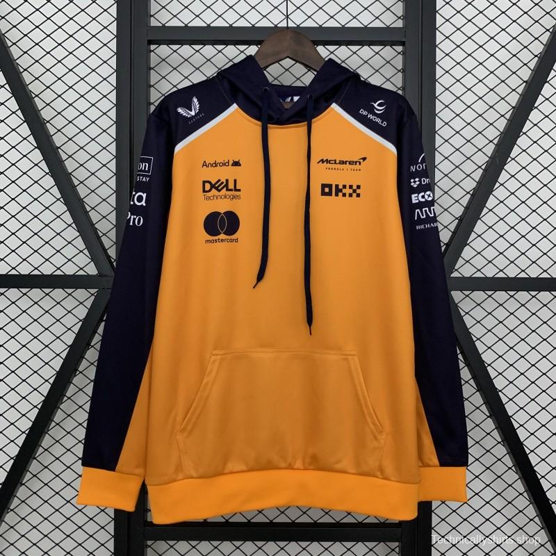 2025 F1 Formula Orange/Black Mclaren Hoodie