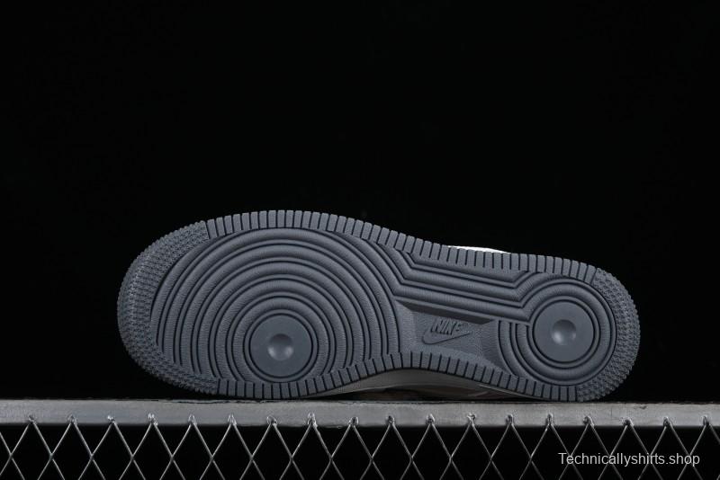 Nike Air Force 1 '07 Low LV Collaboration - Beige Grey Double Swoosh Low-Top Casual Sneakers - XZ6188-006