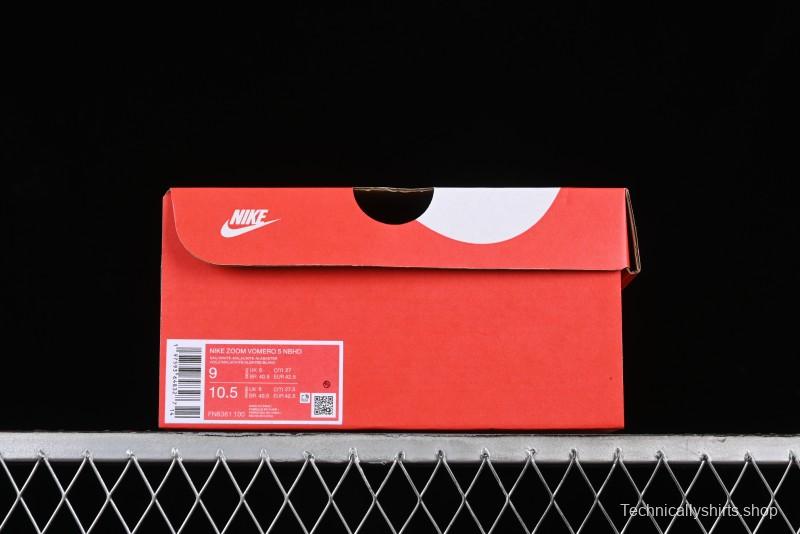 Nike Zoom Vomero 5 Retro Casual Running Shoes with EVA Midsole Cushion - FZ8361-100