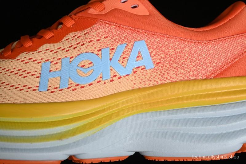 HOKA ONE ONE Bondi 8 Functional Cushioned Running Shoes - 1123202 PBAY