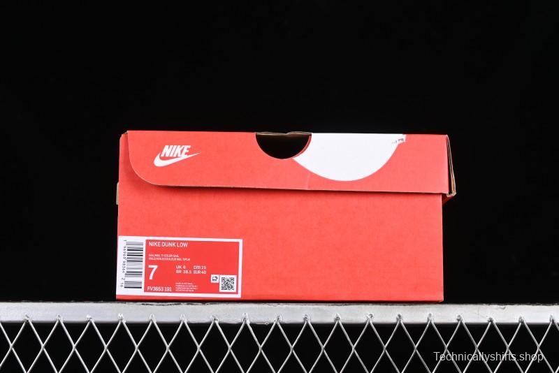 Nike Dunk Low SB White Brown Plaid Casual Skate Shoes - FV3653-191