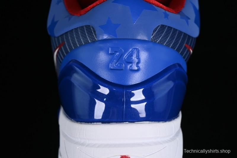 Nike Zoom Kobe IV ZK4 Basketball Shoes with Electroplated Blue Design - FQ3545-400